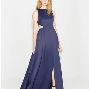 Halston Heritage Satin Faille Gown